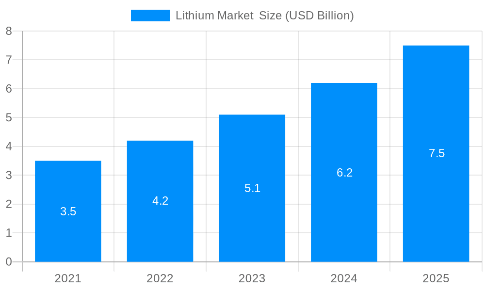 Lithium Market  Market Size and Forecast (2024-2030)