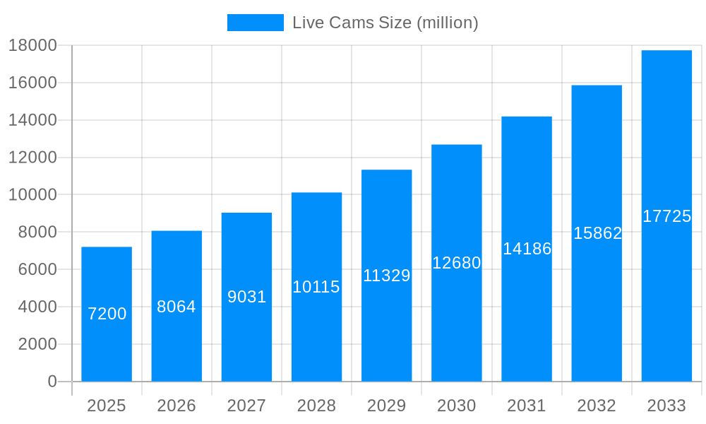 Live Cams Market Size and Forecast (2024-2030)