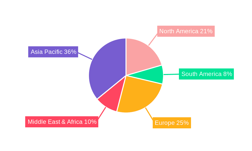 2,4-Dichloroacetophenone Market Share by Region - Global Geographic Distribution