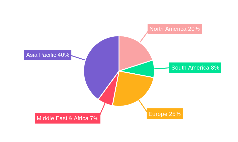 4'-Chloroacetophenone Market Share by Region - Global Geographic Distribution