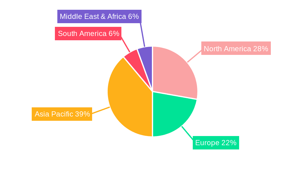 APD Chips Market Share by Region - Global Geographic Distribution