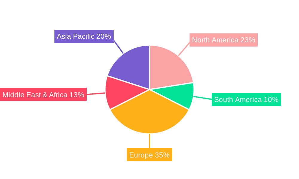 ATEX Plugs and Receptacles Market Share by Region - Global Geographic Distribution