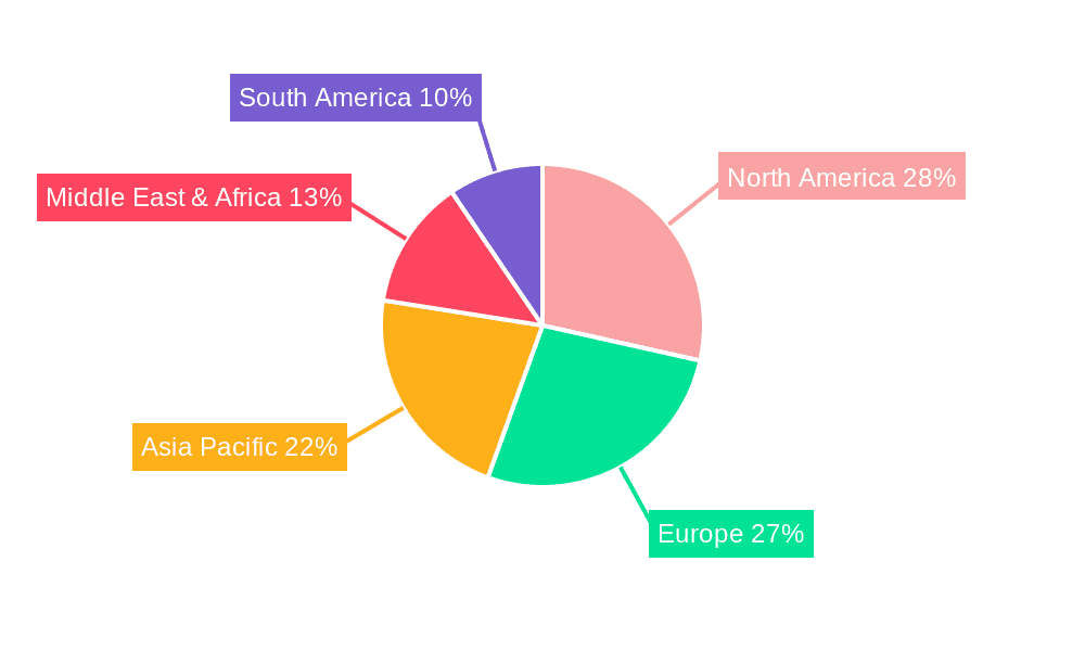 Access Bollard for Traffic Market Share by Region - Global Geographic Distribution