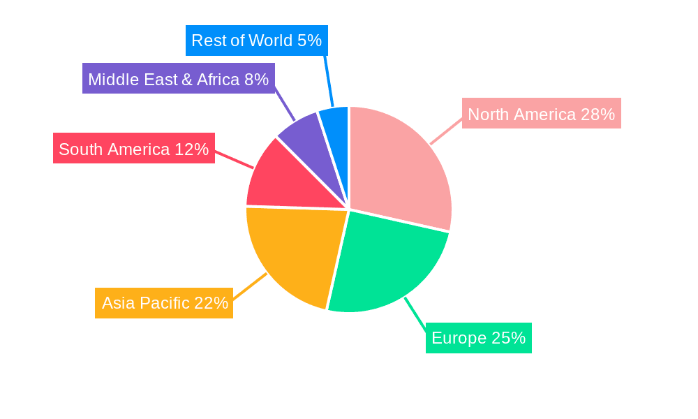 Agricultural Equipment Wheels Market Share by Region - Global Geographic Distribution