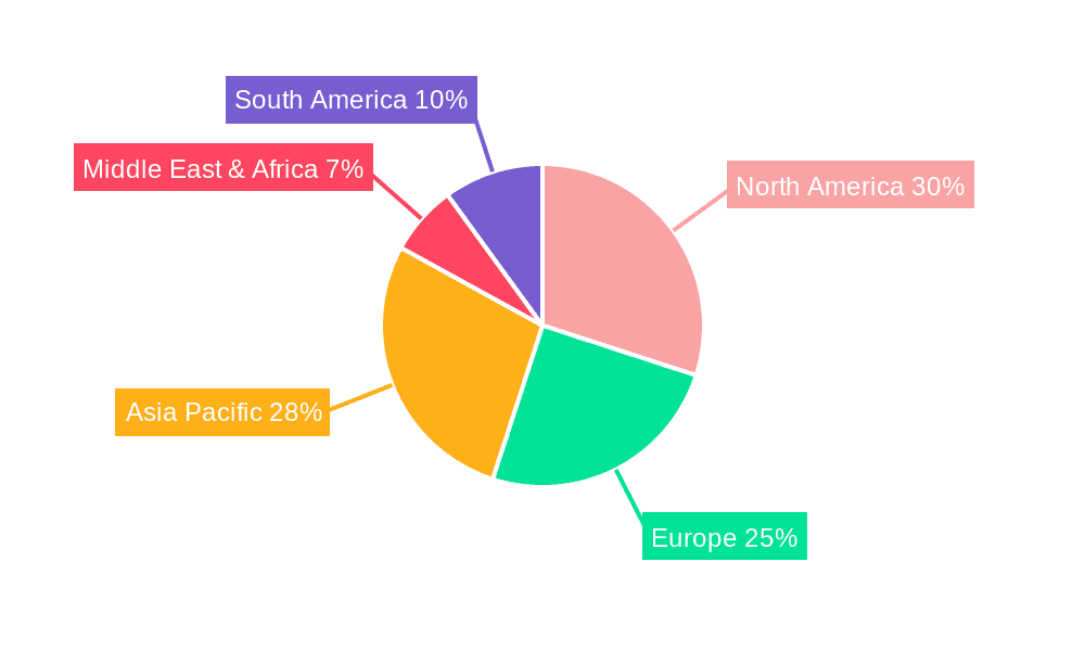 Airplane Ailerons Market Share by Region - Global Geographic Distribution