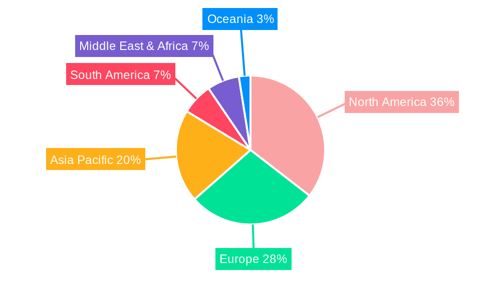 Airplane Magnetos Market Share by Region - Global Geographic Distribution