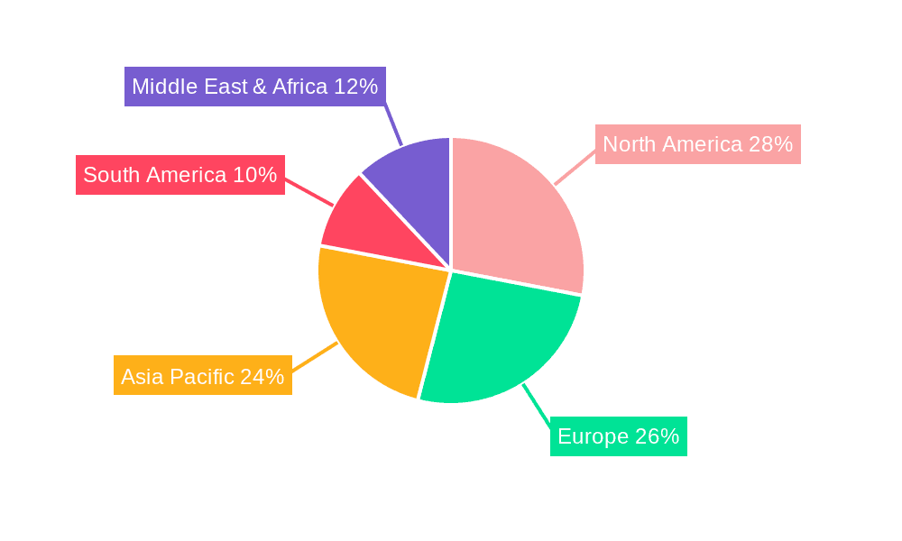 Audio Editing Software Market Share by Region - Global Geographic Distribution