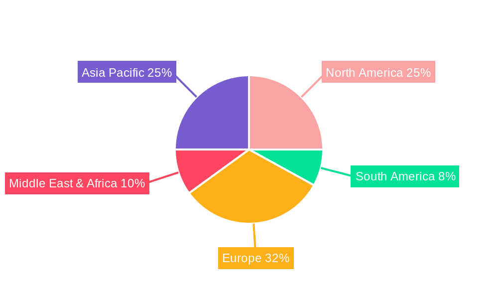 Automatic Electric Window Pusher Market Share by Region - Global Geographic Distribution