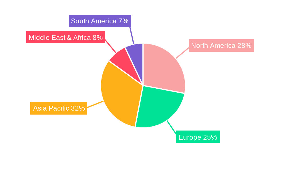 Autonomous Excavators Market Share by Region - Global Geographic Distribution
