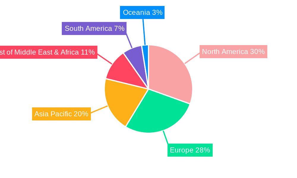 Cadaver Bags Market Share by Region - Global Geographic Distribution