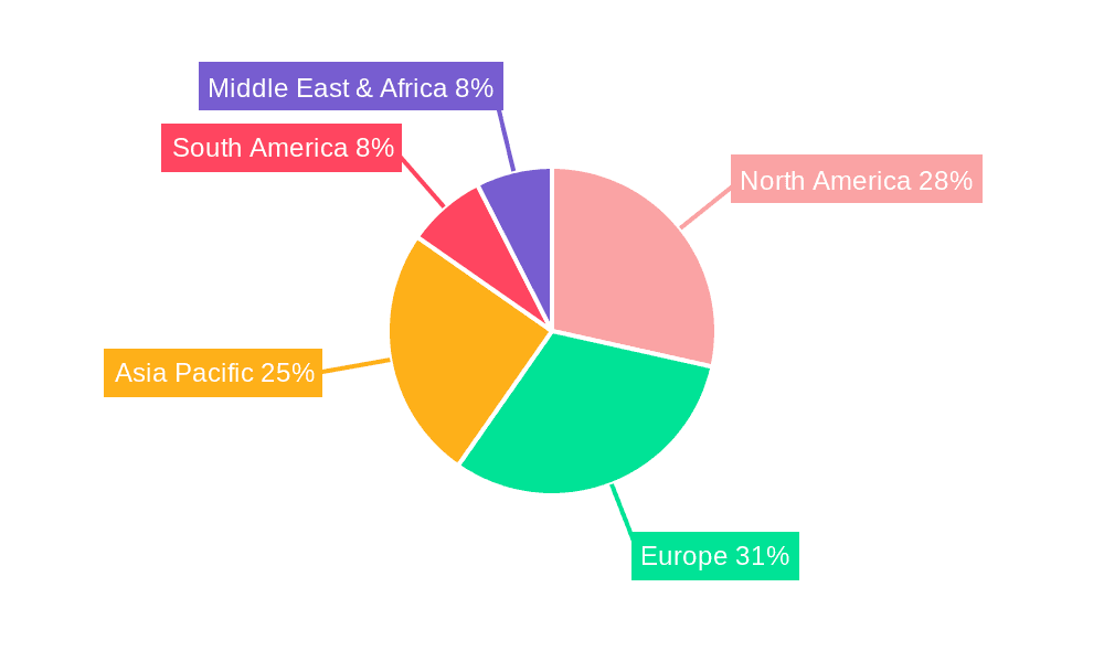 Cam Design Software Market Share by Region - Global Geographic Distribution