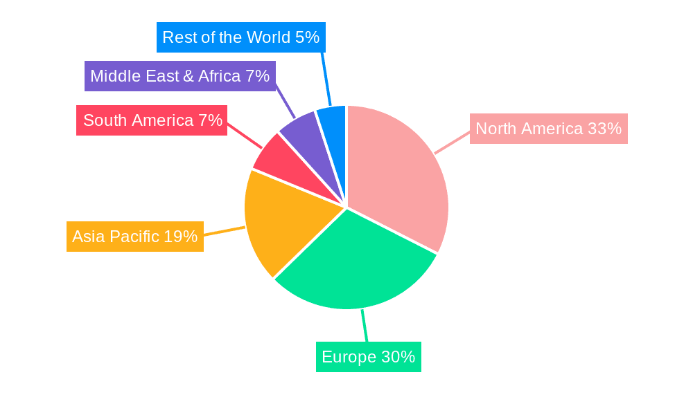 Car Bicycle Racks Market Share by Region - Global Geographic Distribution