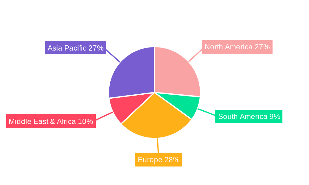 Carbonated Beverage Packaging Market Share by Region - Global Geographic Distribution