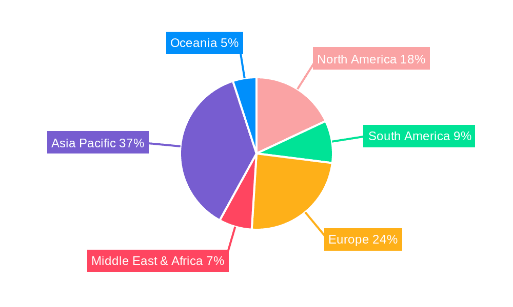Cathode Stripping Machines Market Share by Region - Global Geographic Distribution