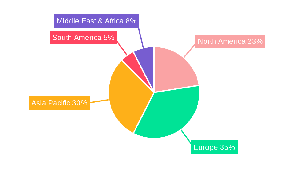 Clinker Cladding Brick Market Share by Region - Global Geographic Distribution