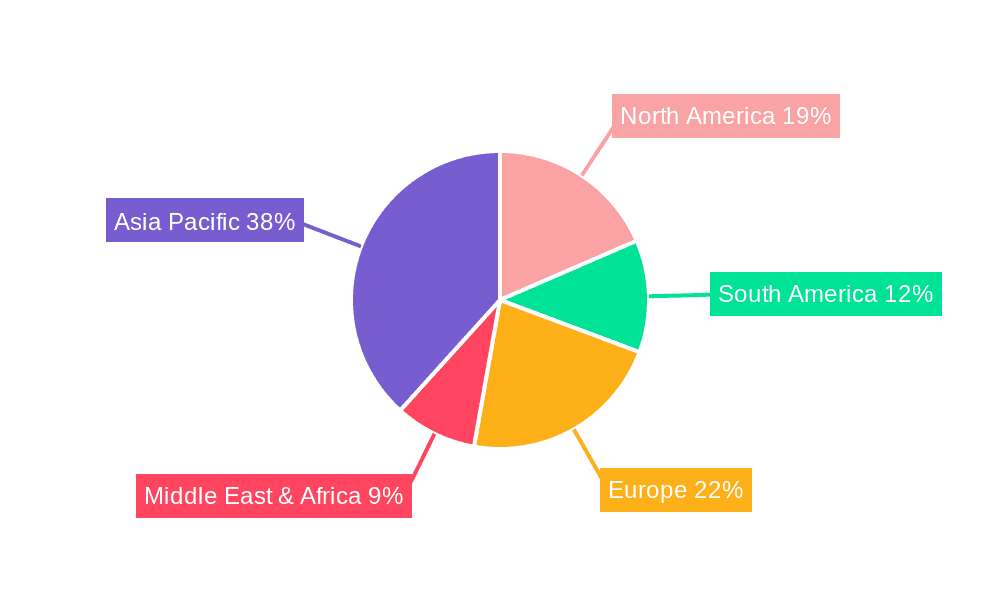 Coal Mine Ventilation System Market Share by Region - Global Geographic Distribution