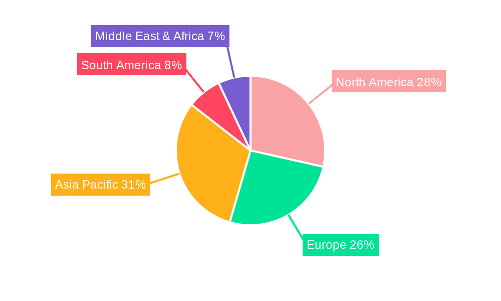 Cold Chain Packaging Market Share by Region - Global Geographic Distribution