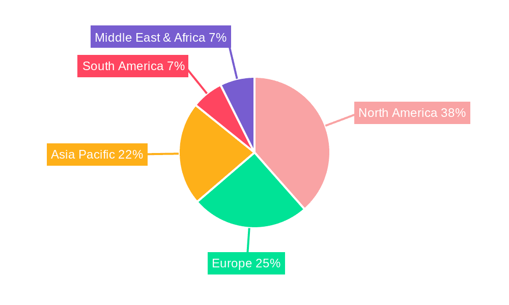 Cold Protection Hunting Apparel Market Share by Region - Global Geographic Distribution