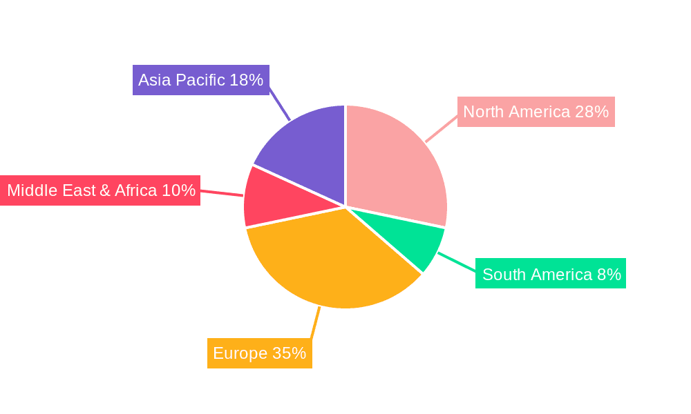 Composite Bathroom Pods Market Share by Region - Global Geographic Distribution