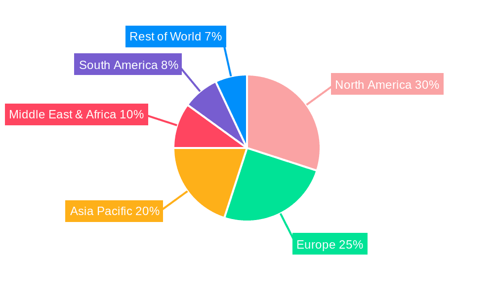 Deli Display Cases Market Share by Region - Global Geographic Distribution