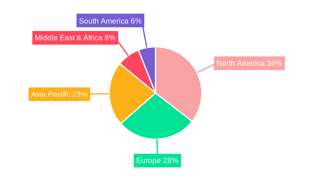 Digital Signature Market Share by Region - Global Geographic Distribution
