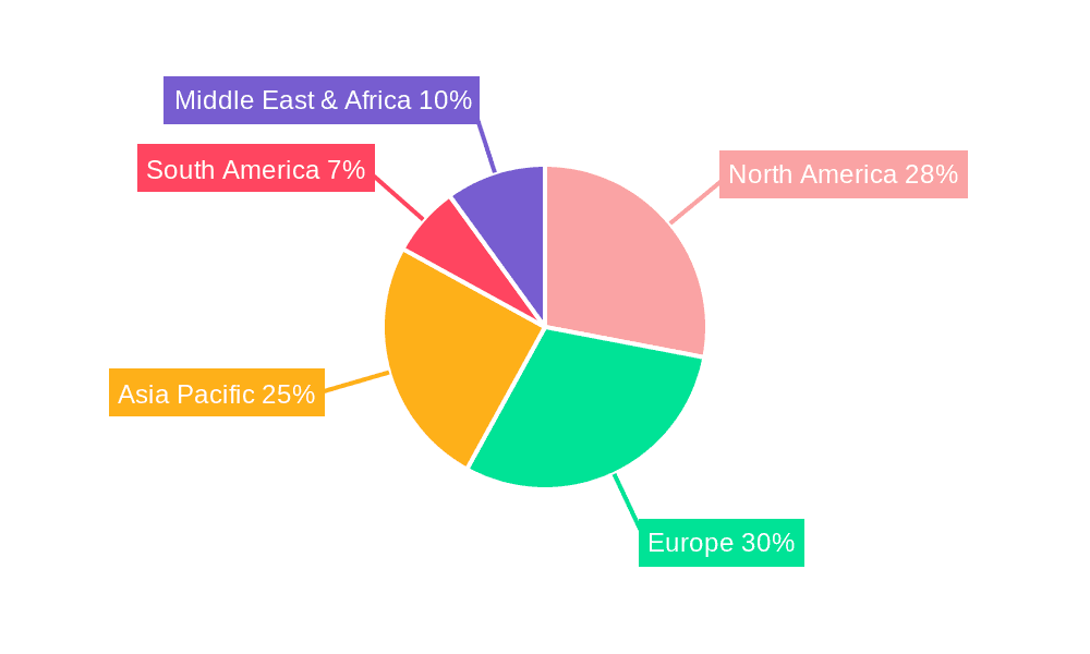 Eco-Friendly Pharmaceutical Packaging Market Share by Region - Global Geographic Distribution