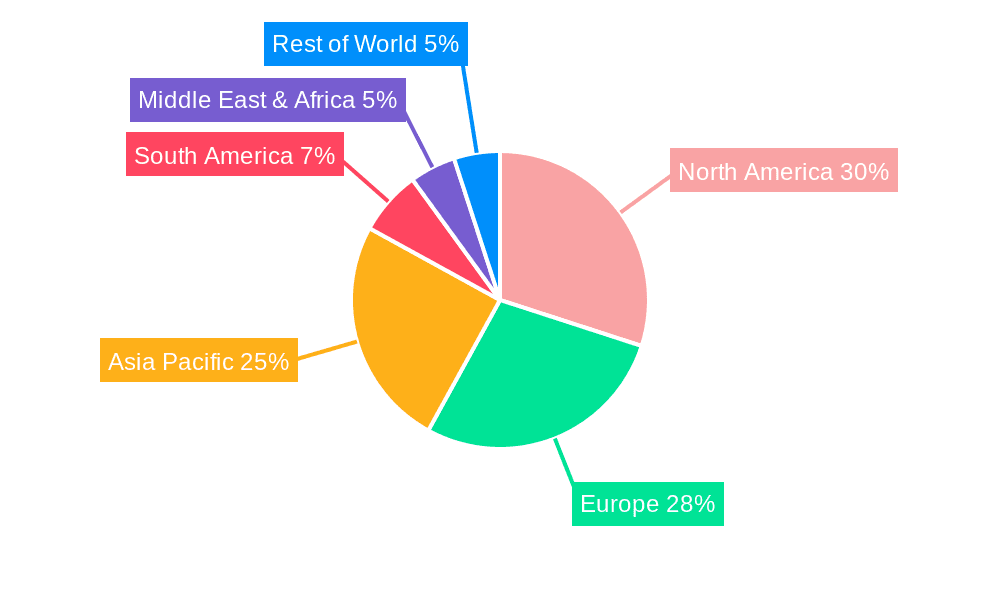 Electric Food Truck Market Share by Region - Global Geographic Distribution