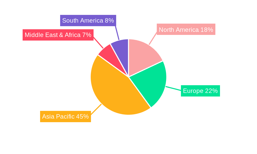 Erbium Oxide Market Share by Region - Global Geographic Distribution