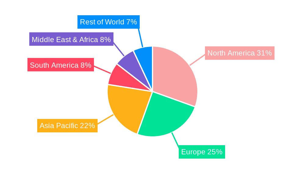 Foam Tray Market Share by Region - Global Geographic Distribution