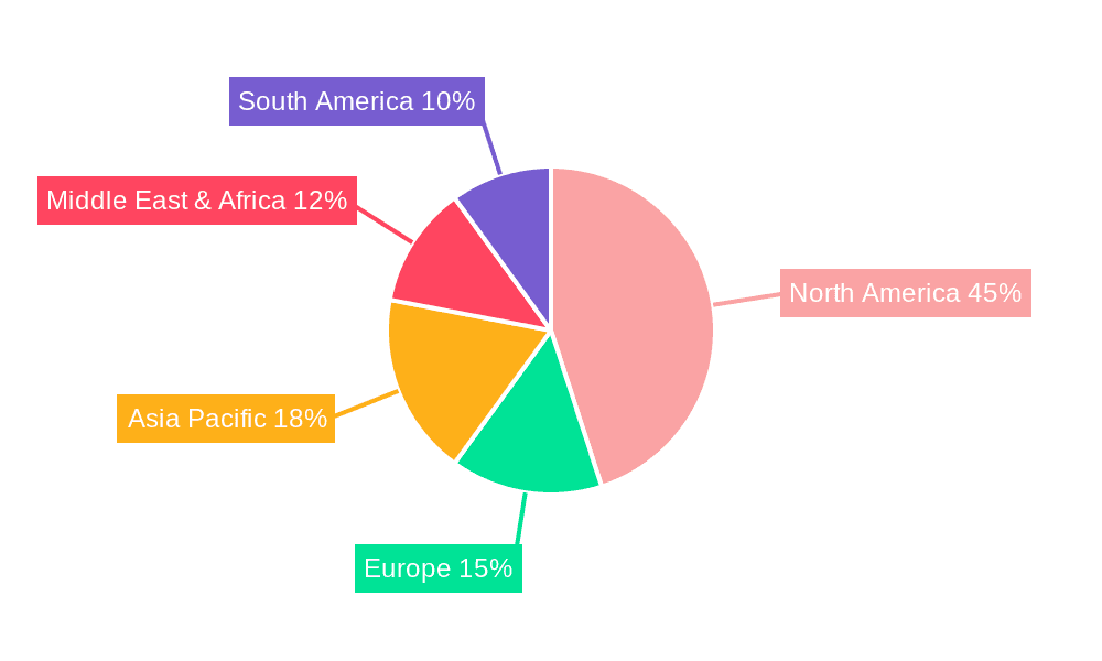 Fracking Trailer Market Share by Region - Global Geographic Distribution