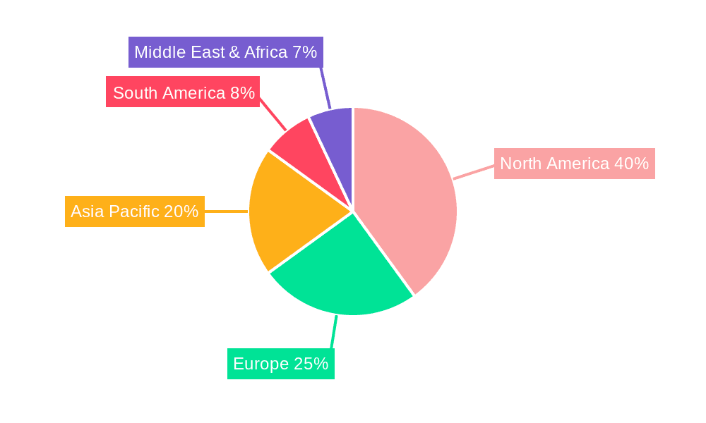 Frozen Uncooked Pizza Market Share by Region - Global Geographic Distribution