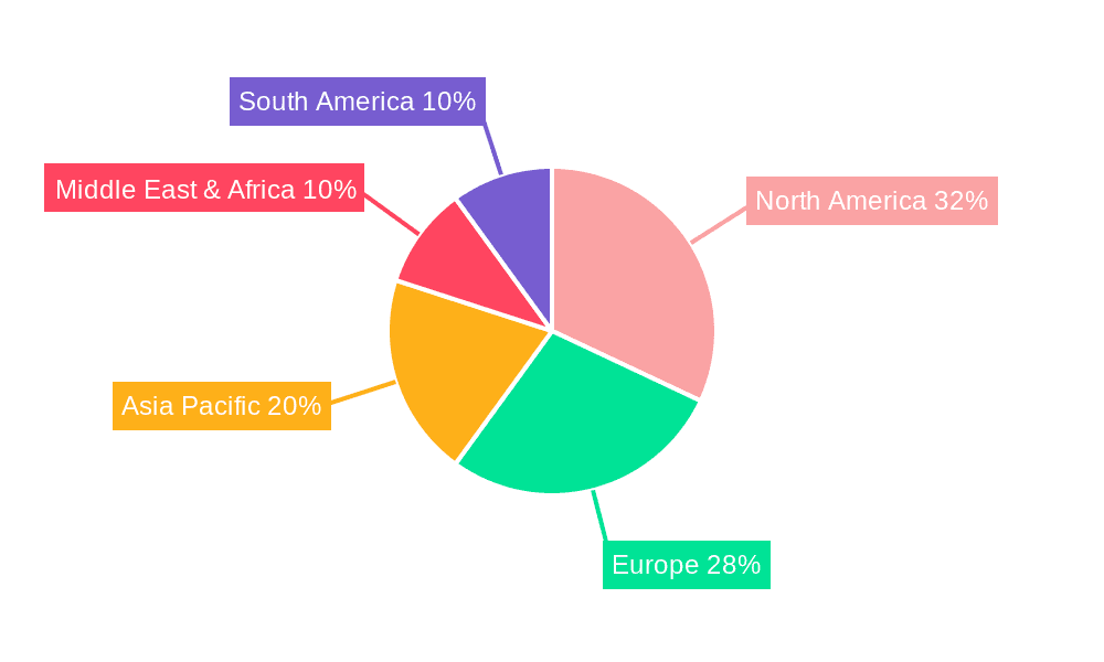 Gonorrhea Testing Services Market Share by Region - Global Geographic Distribution
