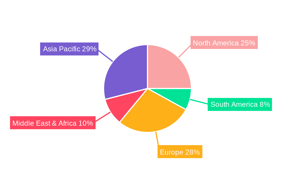 High Precision Event Timer Market Share by Region - Global Geographic Distribution