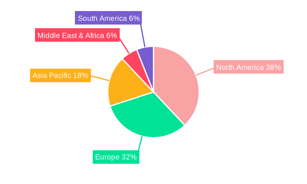 Hockey Full Face Helmet Market Share by Region - Global Geographic Distribution
