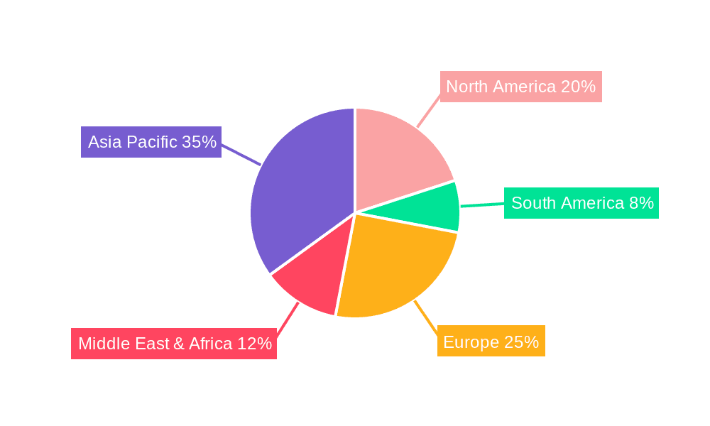 Hollow Insulators Market Share by Region - Global Geographic Distribution