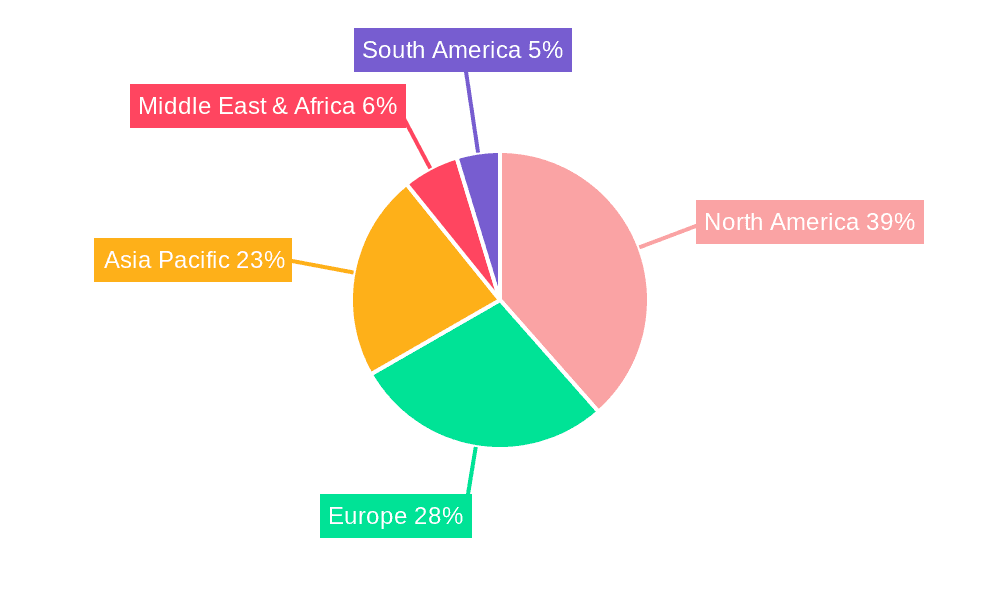 Hospital Capacity Management Solutions Market Share by Region - Global Geographic Distribution