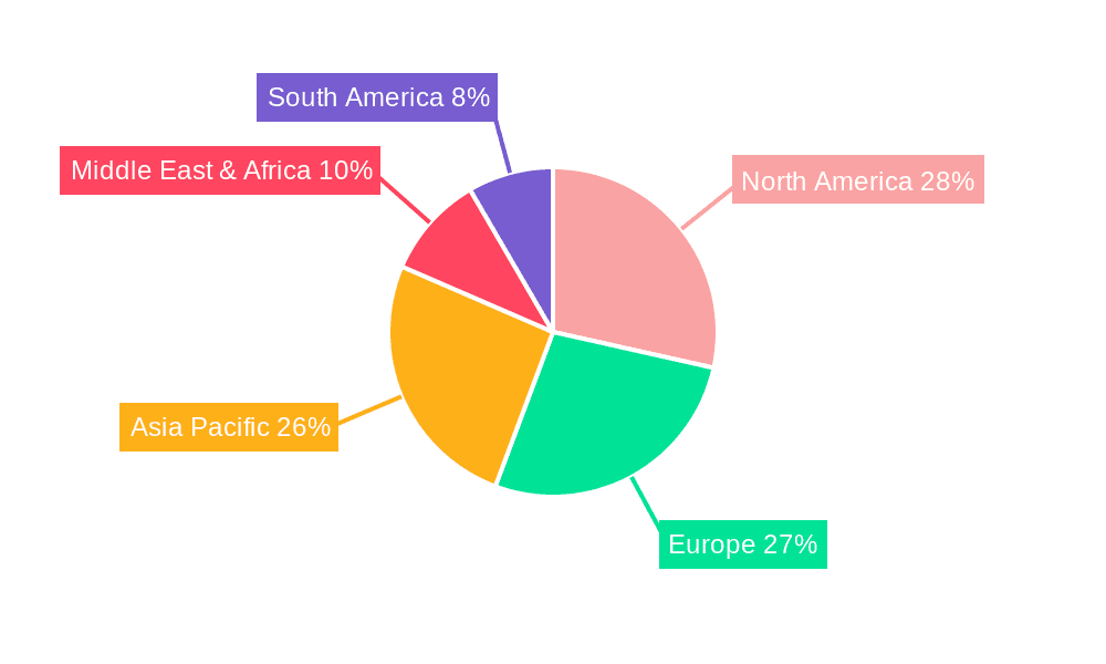 Ion-Selective Electrode (ISE) Sensor Market Share by Region - Global Geographic Distribution