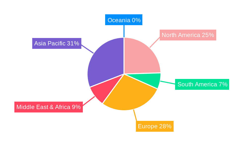 Light Plastic Tray Market Share by Region - Global Geographic Distribution