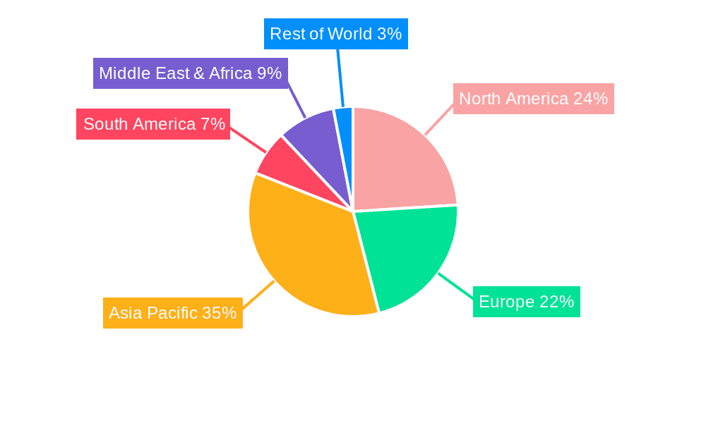 Liquid Bottles Market Share by Region - Global Geographic Distribution