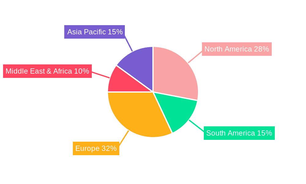Livestock Management Chips Market Share by Region - Global Geographic Distribution