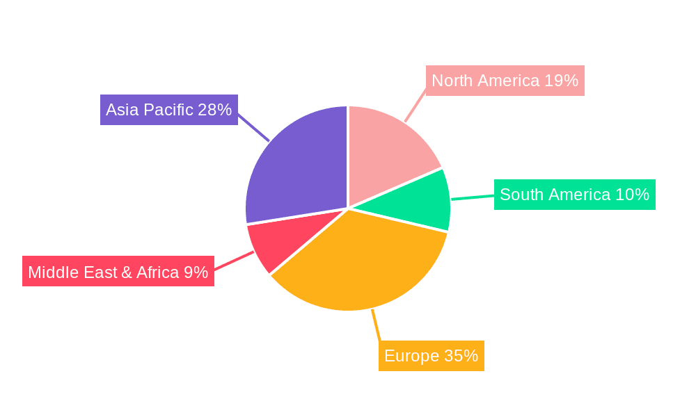 Marine Windshield Wiper Motors Market Share by Region - Global Geographic Distribution