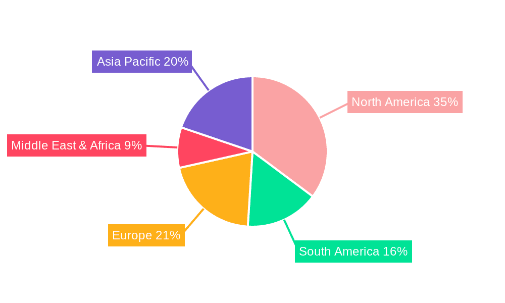 Masa Corn Products Market Share by Region - Global Geographic Distribution