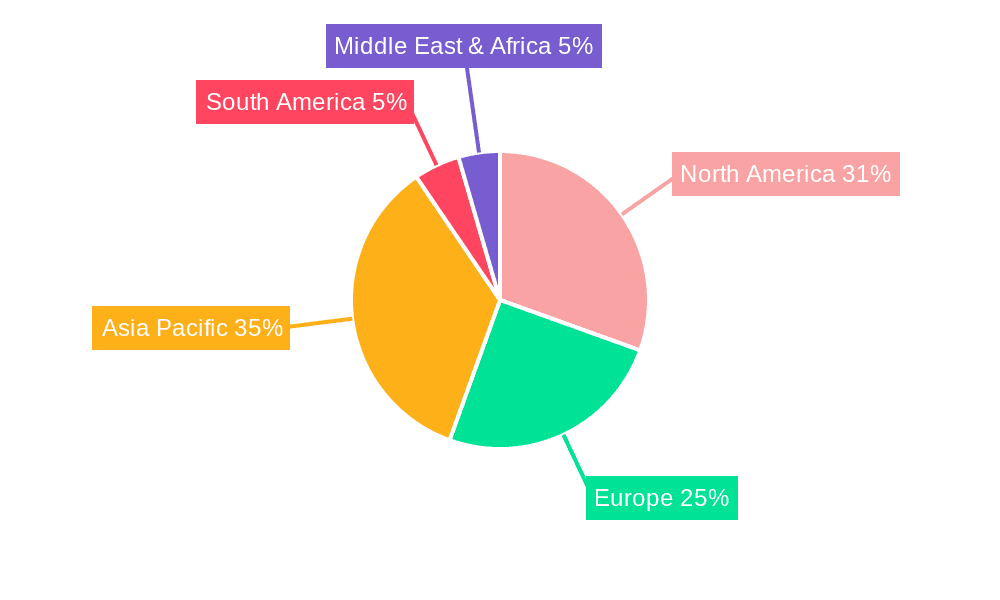 Mesh Attenuation System Market Share by Region - Global Geographic Distribution