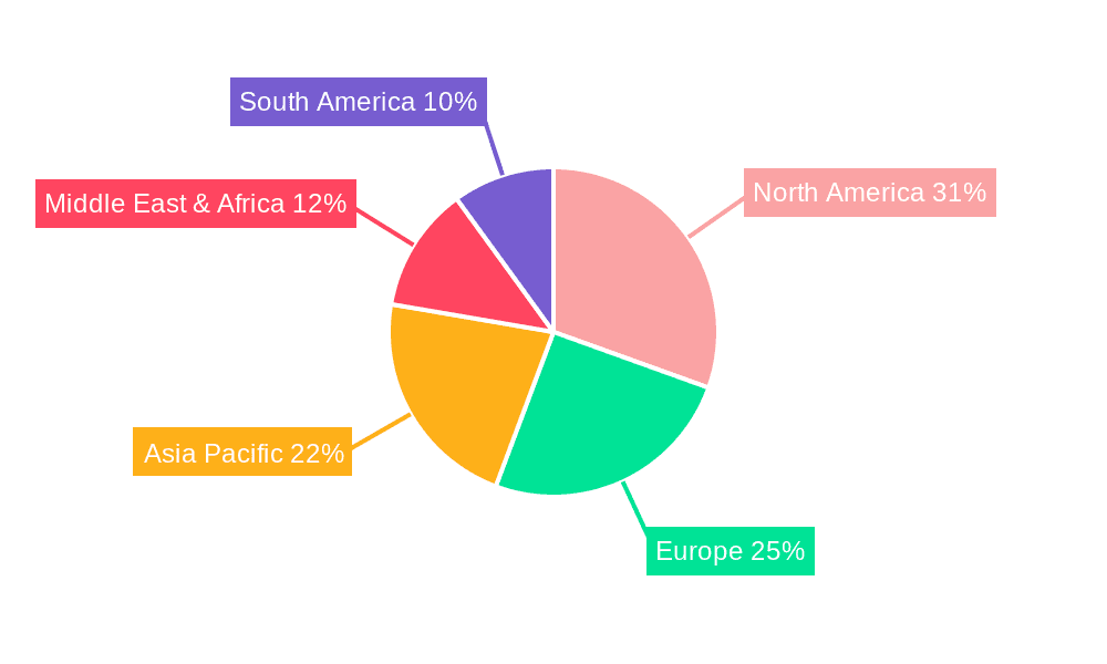 Nasal Antiseptics Market Share by Region - Global Geographic Distribution