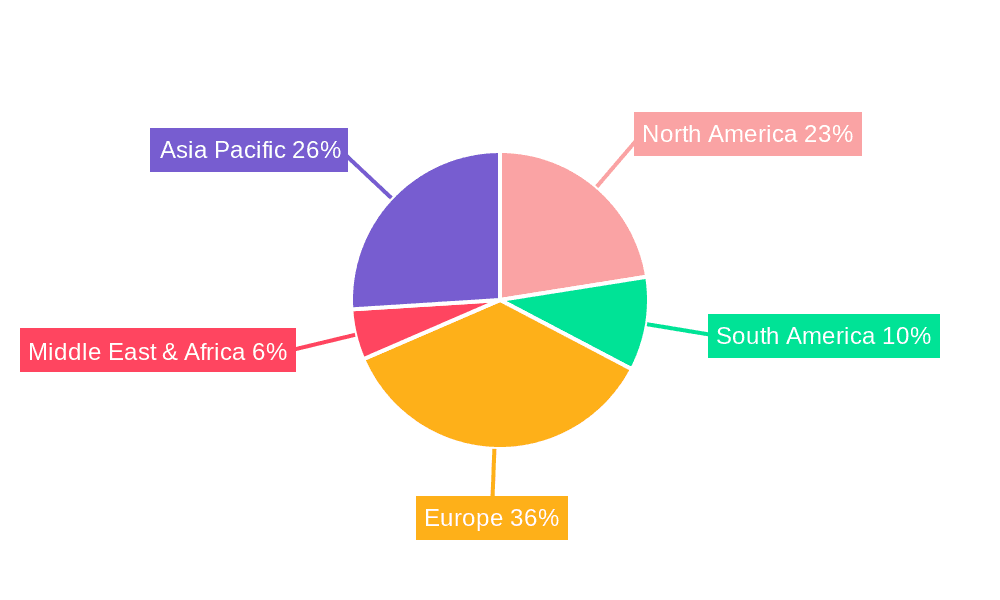 Offshore Aquaculture Market Share by Region - Global Geographic Distribution