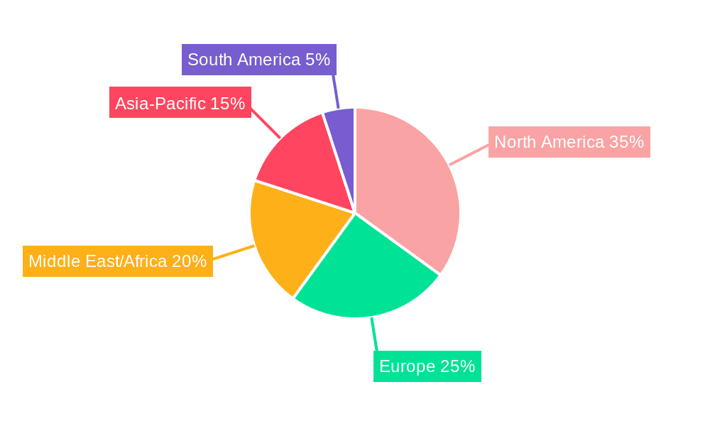 Oil Drilling Derrick Market Share by Region - Global Geographic Distribution