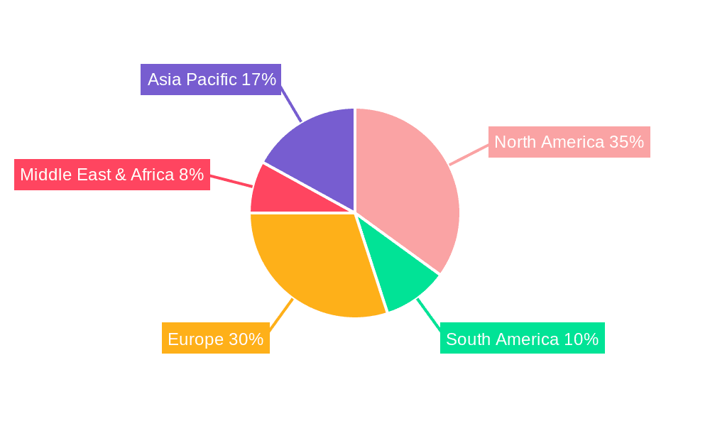 Personal Cloud Storage Market Share by Region - Global Geographic Distribution