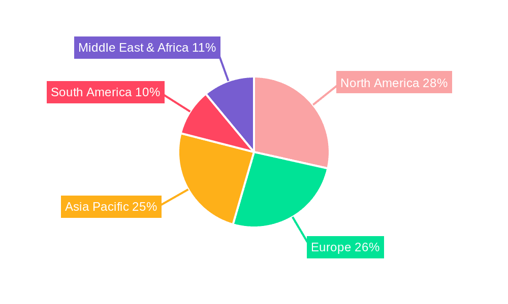 Phosphor Dental Plate Market Share by Region - Global Geographic Distribution