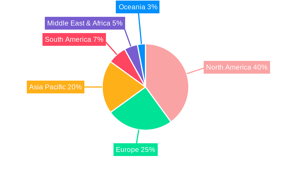 Pre Roll Tubes Market Share by Region - Global Geographic Distribution