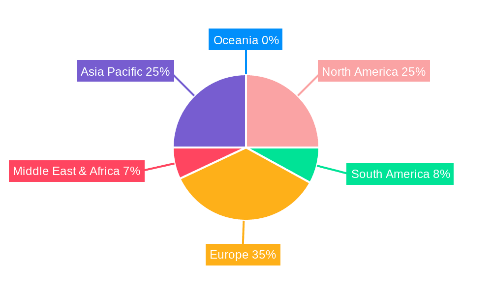 Precious Metal Commemorative Coins Market Share by Region - Global Geographic Distribution